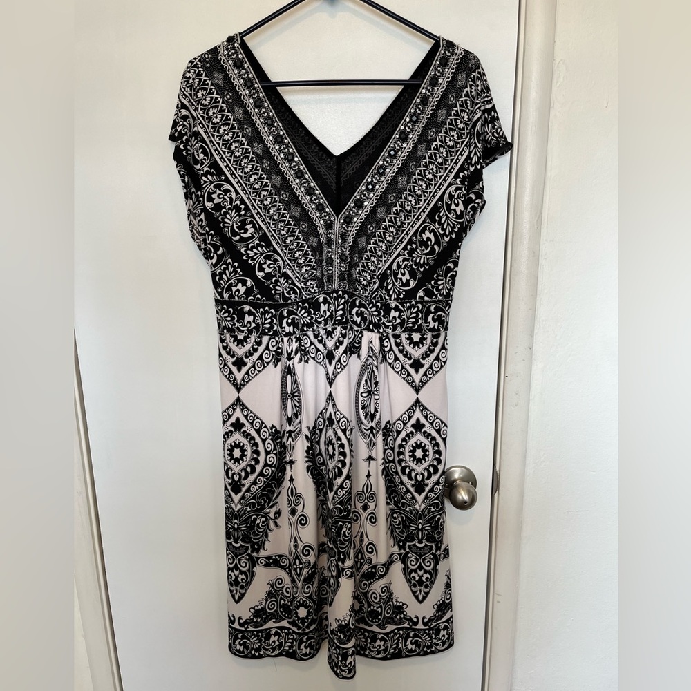 (3/$10) Mix It embellished dress